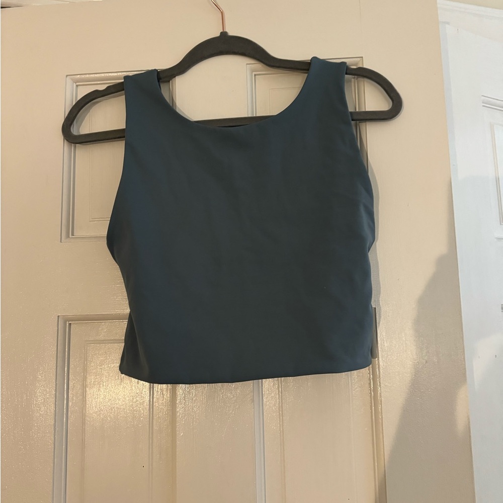 Free People Dark Green Sleeveless Women's Top